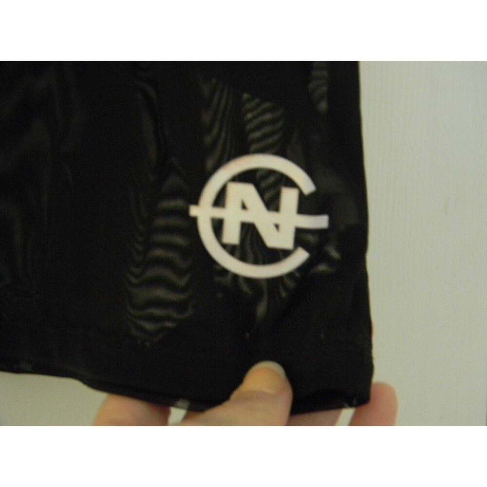 Nautica Competition Black Mesh Top Cropped Cover Up XL NWOT - Picture 3 of 4